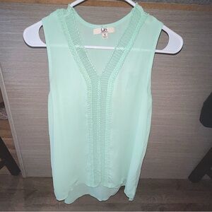 Ya Los Angeles V-neck Blouse - Silk/Polyester Blend